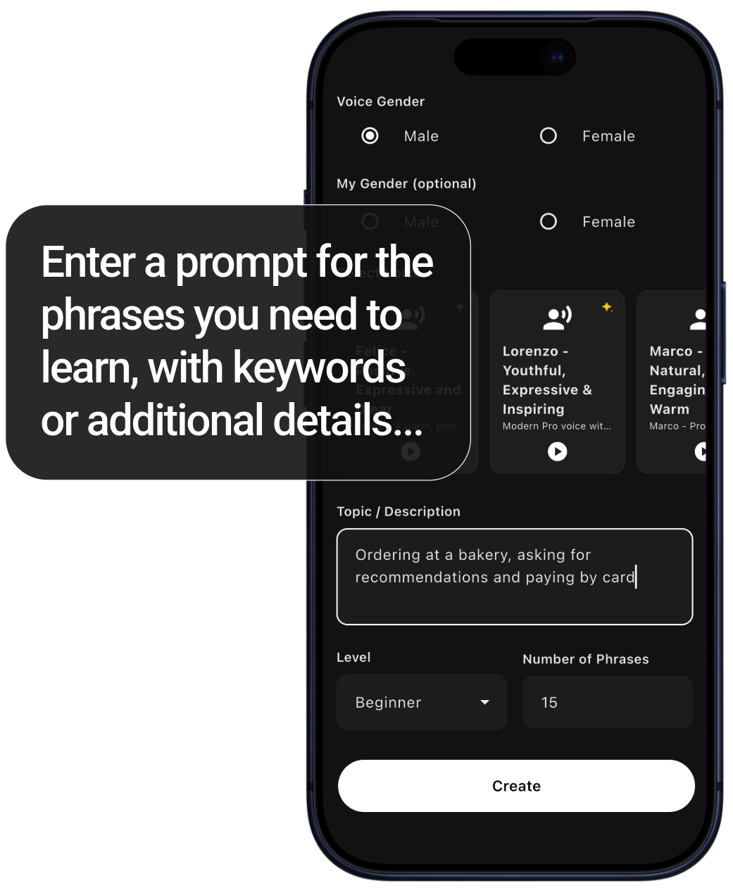 Enter prompt